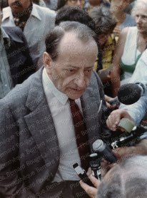 André Malraux, à la fondation Maeght à Saint Paul de Vence, en 1974.