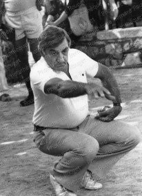 Lino Ventura à Saint Paul de Vence, circa 1975