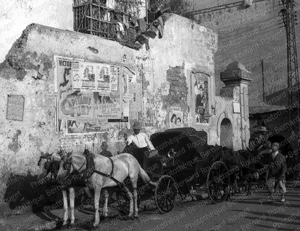 CASABLANCA, Bab Marrakech - Entrée anciene médina, 1949.