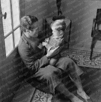 Marcel Cerdan et son fils.
