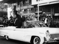 Mohammed V et le Général Einsenhower à Casablanca. Janvier 1960