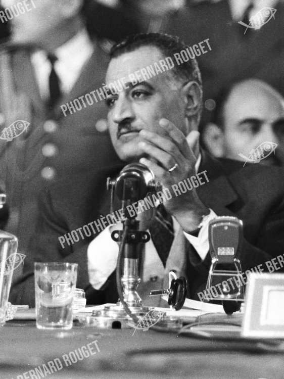 M35147 Gamal Abdel Nasser, conférence 1961